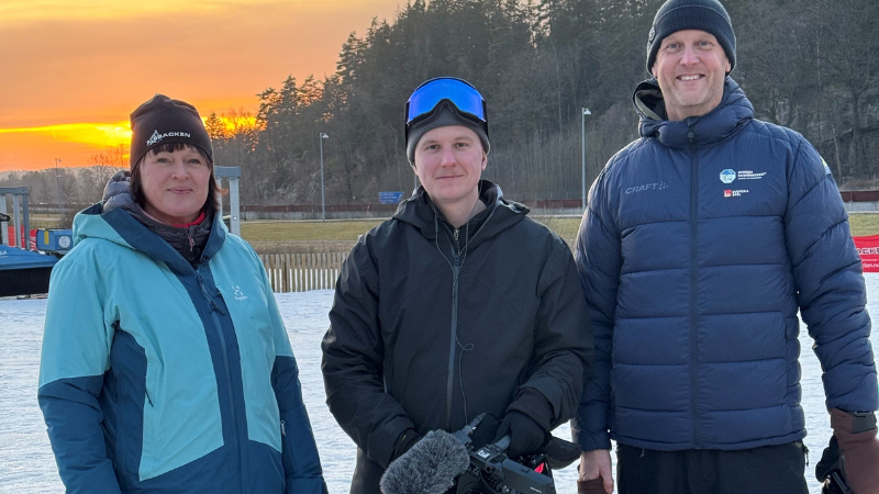 Filminspelning i Alebacken, Göteborg. Foto: SSF. 
