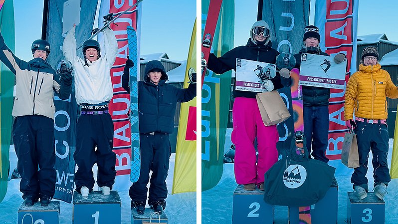 Herr- och dampallen i slopestyle. Foto: Jenny Högström. 